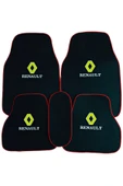 Renault 12 Toros Nakışlı 5 Parça Araç Oto Halı Paspas / Renault 12 Toros Torpido Kaplama Halısı - 2