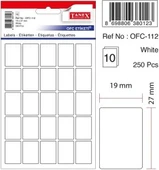 Tanex Etiket Ofc-112 19X27 250 adet 10 lu 2 paket - 1