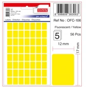 Tanex Etiket Ofc-106 Sarı 10 lu 2 paket - 1