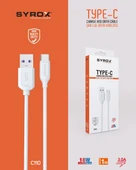 C110 18w Type-c / Usb S?arj Ve Data Kablosu Daha Hızlı Daha Güvenli C110 Type-c Girişli 18w 3.0a Hızlı Şarj Ve Data Kablosu thumbnail 3