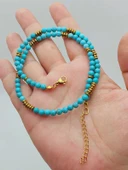 Epic Dream Serisi Turkuaz Taşı 4mm Kolye (54352) thumbnail 2