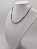 Epic Dream Serisi Turkuaz Taşı 4mm Kolye (54352) thumbnail 10