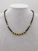 Epic Dream Serisi Onix (Oniks) Taşı Mat 4mm Kolye (5330) thumbnail 3