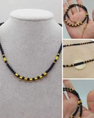 Epic Dream Serisi Onix (Oniks) Taşı Mat 4mm Kolye (5330) thumbnail 1