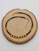 Epic Dream Serisi Onix (Oniks) Taşı Mat 4mm Kolye (5330) thumbnail 4