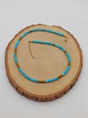 Epic Dream Serisi Turkuaz Taşı 4mm Kolye (54352) thumbnail 4