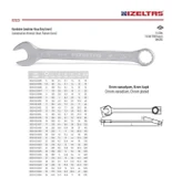 İZELTAŞ KOMBİNE ANAHTAR KISA BOY 9 MM - 1