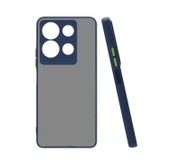 İnfinix Note 30 4G Kılıf Mat Kamera Korumalı Renkli Tuşlu Sert Silikon Hux Kapak thumbnail 3