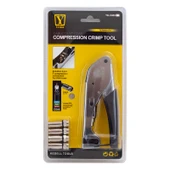 Ayt Powermaster YK-5085C3 F Konnektör Sıkma Pensesi Dijitürk Soketi Digıturk Jack Sıkma Pensesi - 2