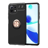 Xiaomi Mi 11 Lite Kılıf Zore Ravel Yüzüklü Silikon Kılıf - 6