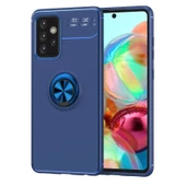 Galaxy A72 Kılıf Zore Ravel Yüzüklü Silikon Kılıf - 4