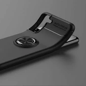 Galaxy S21 Kılıf Zore Ravel Yüzüklü Silikon Kılıf - 8