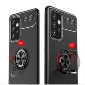 Galaxy A72 Kılıf Zore Ravel Yüzüklü Silikon Kılıf - 12