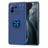 Xiaomi Mi 11 Kılıf Zore Ravel Yüzüklü Silikon Kılıf - 4