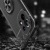 Xiaomi Mi 11 Kılıf Zore Ravel Yüzüklü Silikon Kılıf - 11