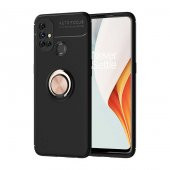 One Plus Nord N10 5G Kılıf Zore Ravel Yüzüklü Silikon Kılıf - 6
