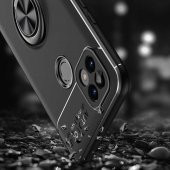 Realme C21 Kılıf Zore Ravel Yüzüklü Silikon Kılıf - 11