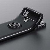 Realme C21 Kılıf Zore Ravel Yüzüklü Silikon Kılıf - 9