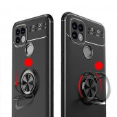Realme C21 Kılıf Zore Ravel Yüzüklü Silikon Kılıf - 10