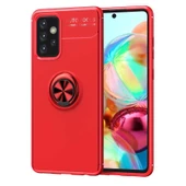 Galaxy A72 Kılıf Zore Ravel Yüzüklü Silikon Kılıf - 3