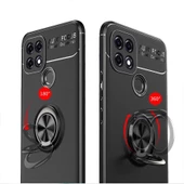 Oppo A15S Kılıf Zore Ravel Yüzüklü Silikon Kılıf thumbnail 12