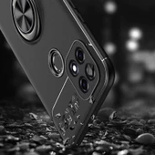 Oppo A15S Kılıf Zore Ravel Yüzüklü Silikon Kılıf thumbnail 11