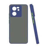 Xiaomi Mi 13T Kılıf Mat Kamera Korumalı Renkli Tuşlu Sert Silikon Hux Kapak thumbnail 3