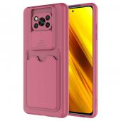 Xiaomi Poco X3 Kılıf Zore Kartix Kartlık Bölmeli Kılıf thumbnail 3