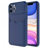 Apple iPhone 11 Pro Max Kılıf Zore Kartix Kartlık Bölmeli Kılıf - 5
