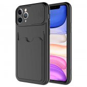 Apple iPhone 11 Pro Max Kılıf Zore Kartix Kartlık Bölmeli Kılıf - 7
