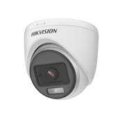 HIKVISION DS-2CE70DF0T-LPFS 2MP 2.8MM COLORVU DAHILI SES 20MT SMART HYBRID HD-TVI DOME KAMERA - 1