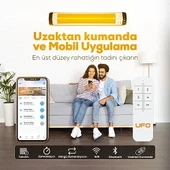 UFO Lorem 3000W Mobil Uyumlu ve Uzaktan Kumandalı Isıtıcı - 2