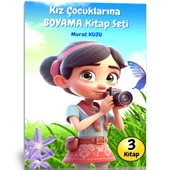Kız Çocuklarına Boyama Kitap Seti (3 Kitap) - 1