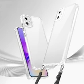 Galaxy A06 Kılıf Airbagli Takılabilir Askı Aparatlı Zore Snap Silikon Kapak thumbnail 3