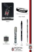 Beşiktaş Orijinal Lisanslı Kalem Bileklik Bloknot Silgi Hediyelik Set - 2