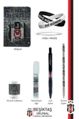 Beşiktaş Orijinal Lisanslı Kalem Bileklik Bloknot Silgi Hediyelik Set - 2