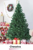 Kutulu Ayaklı Süsleme Seti Yılbaşı Çam Ağacı Renkli Işığı Yeni Yıl Süsleri Noel Paket 150 Cm 240 Dal - 6