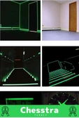 Karanlıkta Işık Veren Yansıyan Kendinden Yapışkanlı Reflektör Yeşil Şerit Fosfor Neon Bant 12 Metre - 4