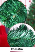Kutulu Ayaklı Süsleme Seti Yılbaşı Çam Ağacı Renkli Işığı Yeni Yıl Süsleri Noel Paket 150 Cm 240 Dal - 5