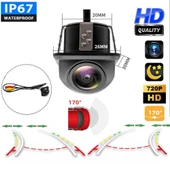 Yate10 Dinamik Hareketli Çizgili Trajectory Tecnology Geniş Açı Arka Görüş Kamerası - 1