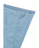 Erkek Büyük Beden 100 Kilo-180 Kilo Arası İçin Uygun Bağcıklı Likralı Boru Paça Kot Pantolon - 9