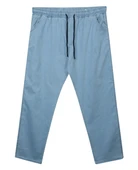 Erkek Büyük Beden 100 Kilo-180 Kilo Arası İçin Uygun Bağcıklı Likralı Boru Paça Kot Pantolon - 3