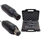 MAGICVOICE MV-19588 UHF KABLOLU MİK İ KABLOSUZ A ÇEVİRİCİ SET(XRL Lİ) (4172) - 2