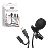 JH-041-A LIGHTNING GİRİŞLİ VE KULAKLIK GİRİŞLİ YOUTUBER YAKA MİKROFONU (4172) - 3