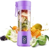 Şarjlı Portatif El Blenderi 380 Ml Usb Kablolu Mor (4172) - 5