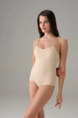 Kadın Ten Dikişsiz İnce Askılı İnvizible Body 12123 - 1