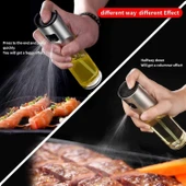 Sprey Cam Şişe Zeytinyağı, Sirke Yağ Püskürtücü Yağdanlık 100 ml (4172) - 4