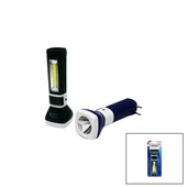 2IN1 1W + COB LED FİŞ ŞARJLI EL FENERİ (4172) - 1