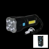 5IN1 + COB LED USB ŞARJLI EL FENERİ (4172) - 1