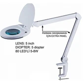 Swat Hzb-129 Masa Üstü Led Aydınlatmalı 5X Büyüteç - 1